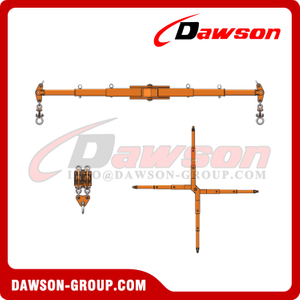 DS-ALB20T Adjustable Lifting Beam, Cross Telescopic Lifting Spreader Bar (New R&D Product)