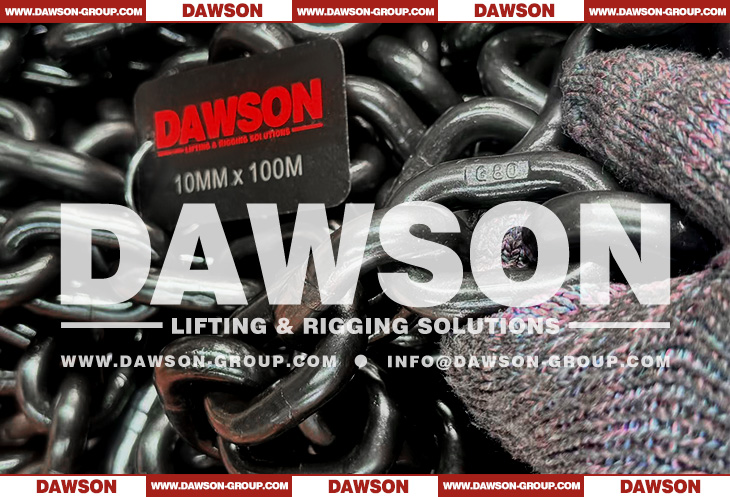 10MM EN818-2 Grade 80 Alloy Lifting Chain, G80 Lifting Chain, Grade 80 Short Link Chain for Chain Slings - Dawson Group Ltd. - China Manufacturer, Supplier