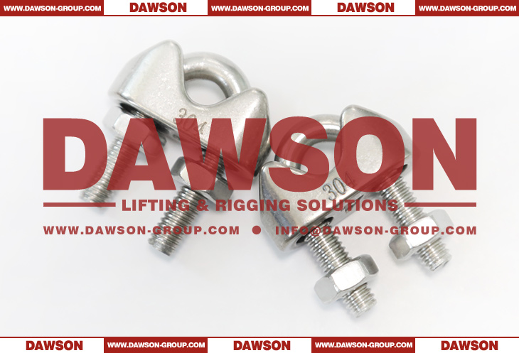 Stainless Steel DIN 741 Wire Rope Clips, SS304 SS316 Wire Rope Clamps - Dawson Group Ltd. - China Manufacturer, Supplier