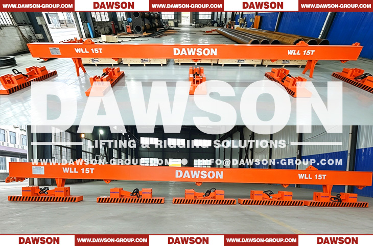 DAWSON WLL 15Ton Spreading Bar with Automatic Permanent Magnet Lifter - Dawson Group Ltd. - China Manufacturer, Supplier, Factory