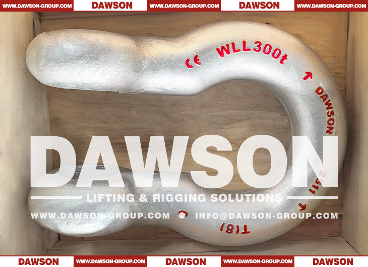 DAWSON&reg; ORANGEPIN&reg; Grade T8 DG2140 Forged Alloy Steel Bow Shackle with Safety Pin, G8 Class Bolt Type Anchor Shackle - Dawson Group Ltd. - China Factory