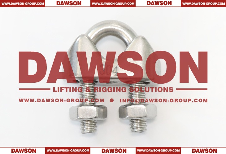 Stainless Steel DIN 741 Wire Rope Clips, SS304 SS316 Wire Rope Clamps - Dawson Group Ltd. - China Manufacturer, Supplier, Factory