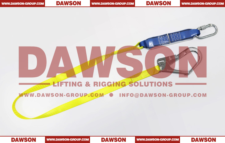 DS6105-1-BY Energy Absorbers Webbing Lanyards EN355 EN354, Fall Protection, Energy Absorbing Lanyards - Dawson Group Ltd. - China Factory