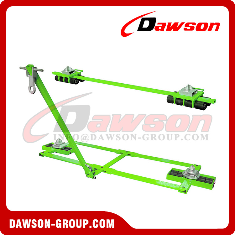 DAWSON Container Load and Moving Skates with Rollers, Container Transport Roller Skates, ISO Container Dollies