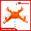 Automatic Unhooking Large Opening Lifting Hook with 4 Legs