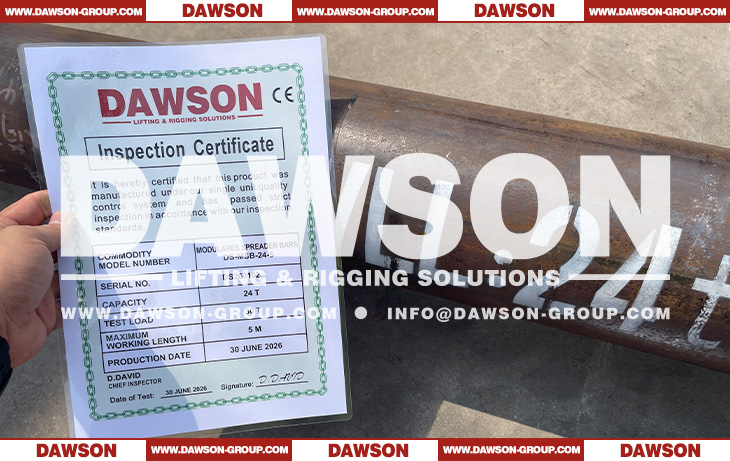 DS-MSB-24 24 Ton Modular Spreader Beams, Modulares Spreader Bars, Lifting Spreader Beam - Dawson Group Ltd. - China Manufacturer, Factory