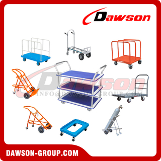 DAWSON Hand Truck & Trolley, Bottle Hand Truck, Stainless Steel Platform Trolleys, Plastic Platform Truck, Aluminum Platform Truck, Steel Platform Hand Truck, Plastic Container Dollies
