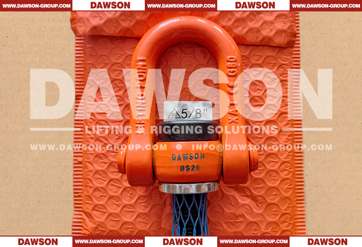 DAWSON M8-M100 UNC & Metric Thread Double Swivel Shackle G80 Swivel Hoist Ring - Dawson Group Ltd. - China Manufacturer, Factory