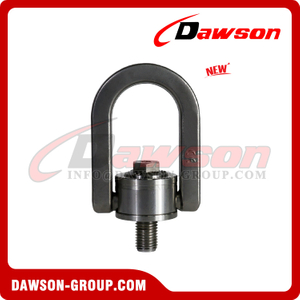 DS118SS Stainless Steel Safe Rotating Lifting Ring, 360° Dual Phase Stainless Steel Swivel Hoist Ring