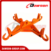 Automatic Unhooking Large Opening Lifting Hook with 4 Legs