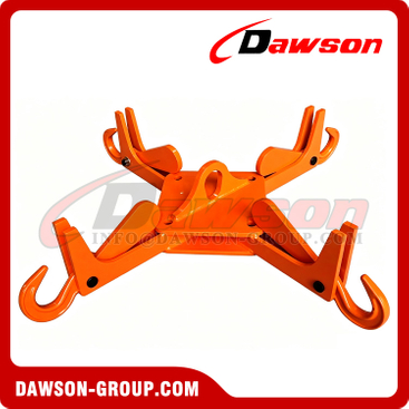 Automatic Unhooking Large Opening Lifting Hook with 4 Legs