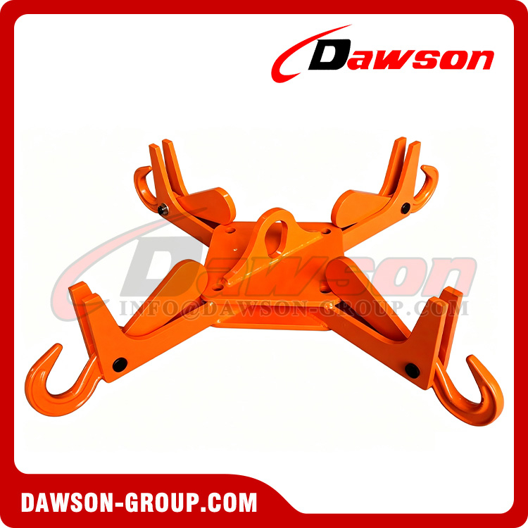 Automatic Unhooking Large Opening Lifting Hook with 4 Legs