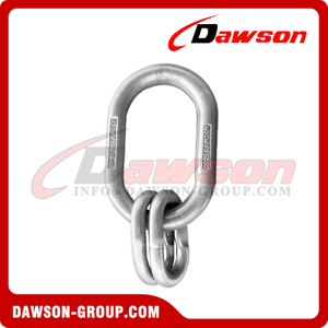 DS1012 G100 Dacromet Forged Master Link Assembly With Flat for Chain Slings & Wire Rope Lifting Slings