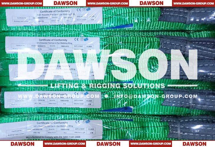 WLL 2 Ton Polyester Webbing Slings - Lifting Slings - Dawson Group Ltd. - China Manufacturer, Factory