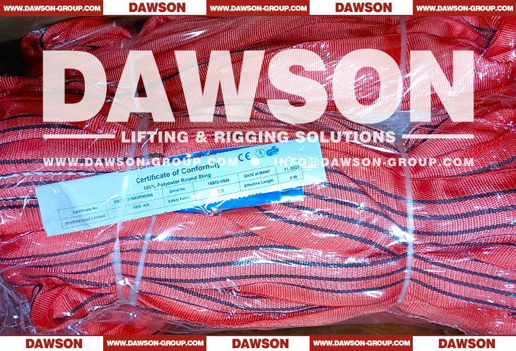 WLL 5T Polyester Round Slings - Dawson Group Ltd. - China Manufacturer, Supplier