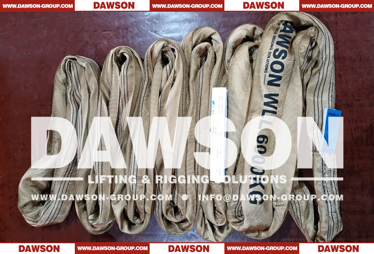 WLL 6T Polyester Round Slings - Dawson Group Ltd. - China Manufacturer, Supplier, Factory