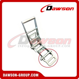 H75 Belt (5000/10000 daN) Pressure Ratchet with Lashing Buckle 75mm - 100kN, 10000KG, 10T