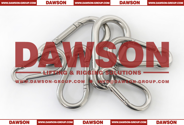Stainless Steel Snap Hook DIN5299 Form C, DIN5299C AISI 304 AISI 316 Spring Carabiner - Dawson Group Ltd. - China Factory, Manufacturer