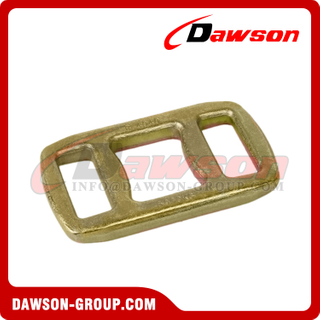 DS-OWB4050F01 40mm Forged LC 5000KG/22000LBS BS 10000KG/22000LBS Yellow Zinc Plated One Way Lashing Buckle