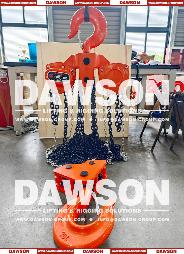 DSVD 20T Chain Block, Heavy Duty Chain Hoist for Construction Site - Dawson Group Ltd. - China Manufacturer, Supplier