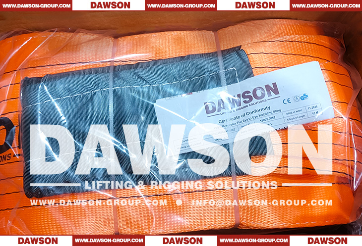 WLL 10 Ton Polyester Webbing Slings - Lifting Slings - Dawson Group Ltd. - China Manufacturer, Factory