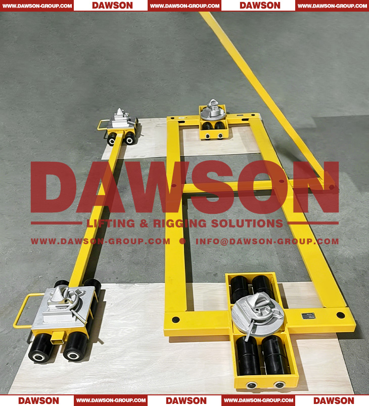 DAWSON Container Load and Moving Skates with Rollers, Container Transport Roller Skates, ISO Container Dollies - Dawson Group Ltd. - China Manufacturer, Supplier, Factory