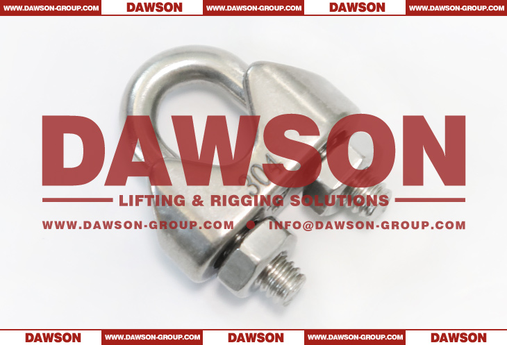 Stainless Steel DIN 741 Wire Rope Clips, SS304 SS316 Wire Rope Clamps - Dawson Group Ltd. - China Supplier, Factory