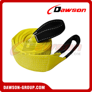 4 inch 1-Ply Nylon Recovery Tow Strap with 10 inch Cordura Eyes