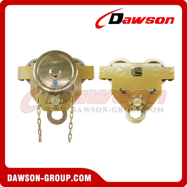 Explosion - proof Push and Geared Trolley / Non-Sparking Geared Trolley Blocks
