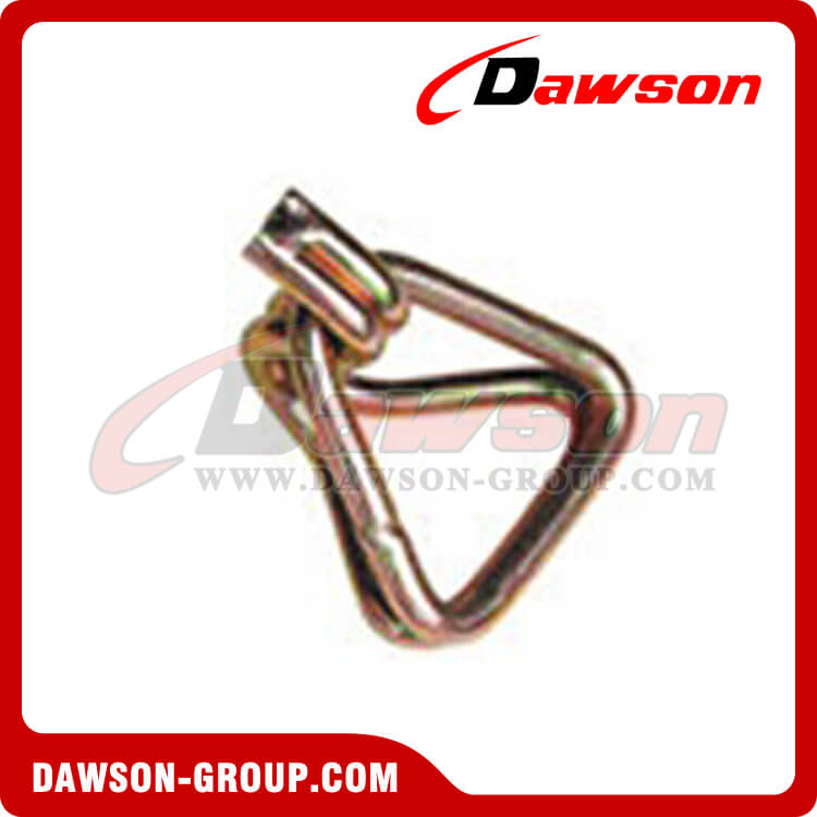 BS 10000KG/22000LBS 3 inch Hook and Keeper, 75mm Zinc Plated Swan Hooks ...